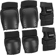 6pcs/Set Roller Skating Gear Kids Knee Protector Scooter Gear Adult Roller Skating Pads Athletic Gear Kid Bikes Knee Pad Sports Protector Riding Oxford Cloth Roller Skates