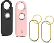 Personal Alarms Women, 135Db Extra Loud Double Speakers Safety Alarm with Keych