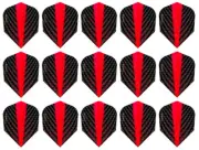 5 New Sets Harrows Quantum Standard Dart Flights - Red