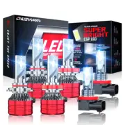 For Subaru Crosstrek 2016 - 2020 LED Headlight Hi/Lo Fog Light Bulbs Combo Kit (for: Subaru)