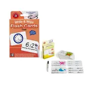 Learning Can Be Fun Write & Wipe Cards - Time
