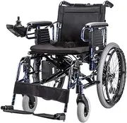 Heavy-Duty Electric Wheelchair, Foldable, 32kg Lightweight Power Wheelchair; Rocker, Seat Width 45 cm, Support 150 Kg, 4 Shock Absorbers Electric Wheelchair,Portable