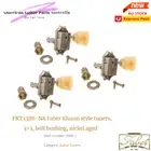 Gibson - Faber Kluson style tuners 3+3 bolt bushing "Aged Nickel Germany 15:1GR