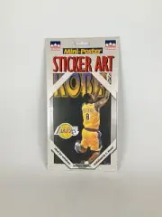 Vintage 1998 Starline Kobe Bryant Mini Poster Sticker Art Lakers NIP FAST SHIP!!