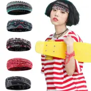 Yoga Running Sports Headband Moisture Wicking Elastic Head Hair Band Men Women