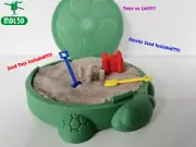 Mini Turtle Sandbox | Sand and toys included
