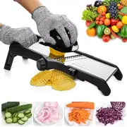 VEKAYA Mandoline Food Slicer Mandoline Slicer Kitchen Vegetable Chopper with Wa
