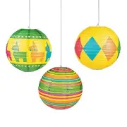 Fiesta Theme Hanging Paper Lanterns