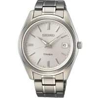 在飛比找momo購物網優惠-【SEIKO 精工】極輕鈦金屬經典腕錶(6N52-00B0S