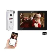 Wireless Video Doorbell Apartment Intercom with 1080P Video Entry Doorphone D...