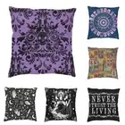 Fashion Square Throw Pillow Case Decoration Vintage Pattern Cushion Cover