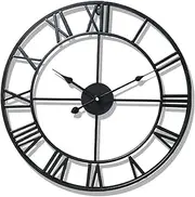 Garden Clocks Outdoor Waterproof, Numeral Indoor and Outdoor Clocks for The Garden Wall Mounted Metal Precision Mute