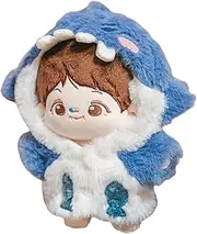 Doll Shark Hoodie, 7.87-Inch Doll Clothing, Anime Plush Clothing, Kids Doll Accessories, Shark Hoodie For Dolls, Plush Doll Clothes, Dress Up Toy Accessories, Shark Theme Doll Clothes, Cute Doll Hoodi
