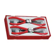 Teng Tools 4 Piece 7 inch Snap Ring Circlip Plier Set