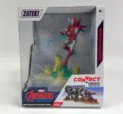 Zoteki Marvel Avengers Iron Man Silver Centurion 009 Figure 4" Connect & Create