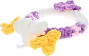 Milisten Colorful Cotton Rope Bird Cage Swing for Parrots Macaws Love Birds for and Entertainment Provides Essential Physical Activity for
