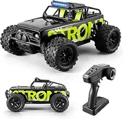 SupKonXi RC Car Remote Controlled Car, 4WD Offroad RC Vehicle, 40 km/h Racing Car, 1:18 Large Monster Truck, 2.4GHz All Terrain RC Crawler, 2 Batteries 60 Minutes, Toy Car for Children Adults
