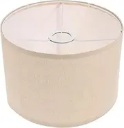 Zerodeko Drum Lamp Shade Replacement Lamp, Floor Lamp Shades Replacement, Cloth Lampshade Lamps Covers, Drum Lampshades for E27 Lampholder Lampshade Bedside Lamp, Table Lamp
