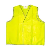 High Visibility Safety Vest Extra Large Yellow Visitor with Livingstone Logo