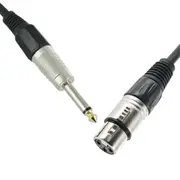5m 7m 10m 15m Microphone Cable Lead 6.5mm 1/4 inch Unbalanced Male - XLR Female