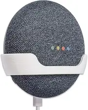 Wall Mount for Google Home Mini, Google Home Mini Wall Bracket - Full, White - 3 Years Warranty - Made in UK