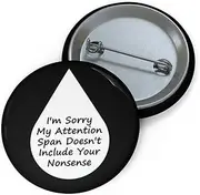 [Teegarb Letter Blanket] Funny Pinback Button Pin Badge Saying I'd Like To Unsusbscribe Your Poblems Women Men Novelty Sassy Sayings Husband
