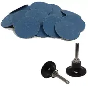 200 - 3" Roloc Zirconia Quick Change Sanding Disc 120 Grit and Mandrel