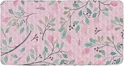 Leaf Pattern Toddler Bed Sheet Portable Waterproof Cot Sheet for Kid Travel Bed for Kids Sleeping Cot 50'' x 25'' (Sheet,Bed Not Included)