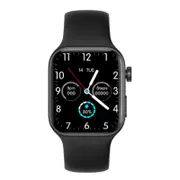 Z36 Smart Mens Womens Fashion Watch Heart Rate Body Temperature Monitor Fitness Tracker For iOS Android - Black