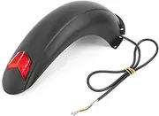 10 Inches Scooter Splash Proof Rear Brake Fender with Taillight, for Kugoo M4 Universal Widened Mudguard Electric Scooter Parts Skateboard Mudguard