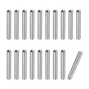2.8x18mm Dowel Pins, 20pcs Round Head Flat Chamfered End Dowel Pin