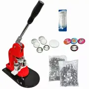 ChiButtons KIT 25mm Button Maker-1 + Round Mould + 500 Pin Parts + Circle Cutter