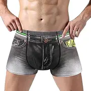 [Generic] Mens Underwear Comfortable Support Pouch Trunks Moisture Wicking Boxers Briefs for Men Full Coverage Boxer Briefs