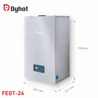 在飛比找蝦皮購物優惠-Dyhot 熱水器中的超跑 全預混瓦斯熱水器(24L) FE