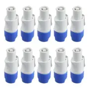 10Pcs 3 PIN Male Powercon Connector Input Jack for Light Stage Light 2844