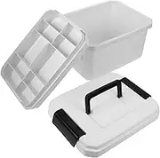 Multi Layer First Aid Storage Box Portable Medicine Organizer with Handle Durable Medicine Case for Home Travel Outdoor Aid