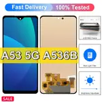 AMOLED手機螢幕總成適用於三星SAMSUNG GALAXY A53 5G A536 A536B 維修替換件 更換配件