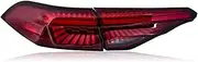 Tailligt Assembly Compatible With Toyota Corolla/Allion Through Taillights 2019-2021 LED Driving Light LED Brake Light(Red)