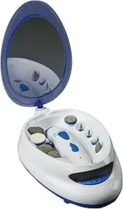 ARDES - ARM288 Electric Manicure Pedicure Set Professional Nail File Complete Nail Set, 360° Rotating Mirror, Electric Nail Polish Dryer, Ideal for Home Use, Travel