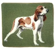 Springer Spaniel Needlepoint Pillow 11” x 13” NWT