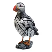 Edge Sculpture - Puffin Figure - Stone Resin - Garden & Home D?cor