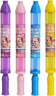 4 Pack Romantic Firework Water Spray Toy for Couples - High Pressure Pull-Out Water Spray Toys, Summer Outdoor Fun Splash Squirter for Beach Pool Parties