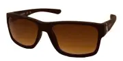 Kenneth Cole Reaction Mens Soft Rectangle Matte Dark Brown, Gunmetal KC1246. 49F