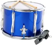 yuksok 13" Snare Drum with Shoulder Strap Percussion Instrument, Lightweight Portable Musical Instruments for Beginners Boys Girls