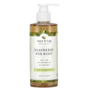 Tree To Tub, Soapberry Moisturizing Body Wash Soap, Sulfate Free, pH Balanced for Dry, Sensitive Skin, Unscented, 8.5 fl oz (250 ml)