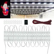 RV Lights Interior, 12V LED Van Interior Light Kits, White LED Interior Lights for Trucks Cargo Trailers, LED Module Lights Enclosed Trailer Lights for Inflatables Christmas Decor Lights (60LED)