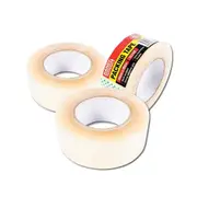 Handy Hardware 3PCE Sticky Packaging Tape Clear Strong Carton Sealing 48mm x 200