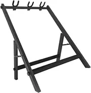 Frediuo Iron Guitar Holder Guitar Organizer Easy to Assemble Multiple Guitars Stand Multi-guitar Display Rack for Bass Guitars Studio, Small