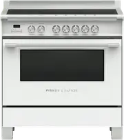 Fisher & Paykel 90cm Induction Freestanding Cooker White