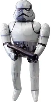 Storm Trooper Airwalkers Foil Balloon, 70", Multicolored